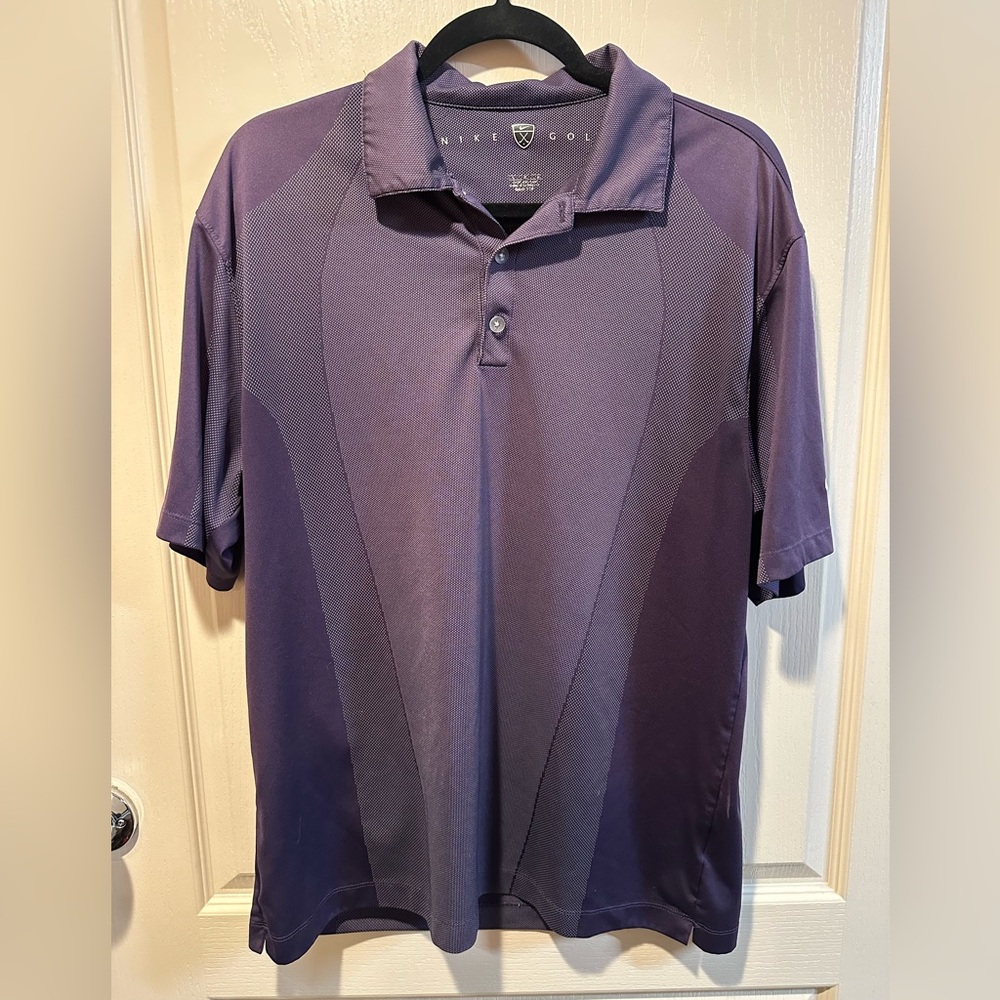 Purple Nike Golf Polo- Large